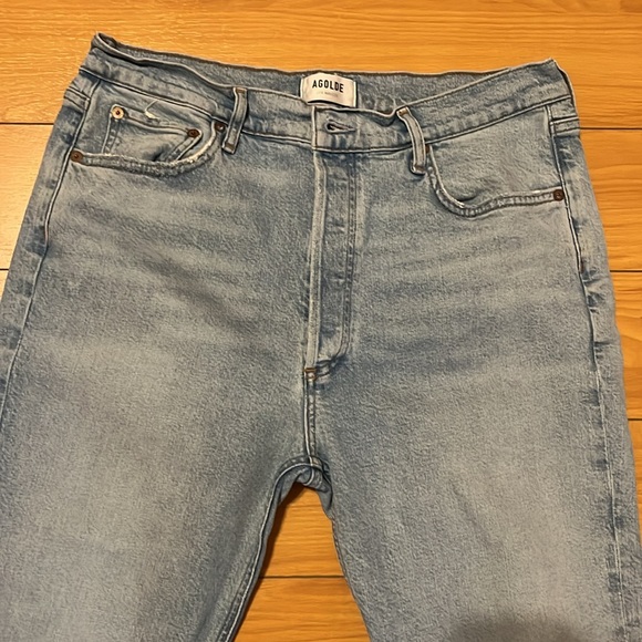 Agolde Riley crop jeans size 32 - Picture 2 of 9